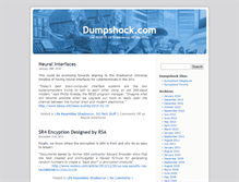 Tablet Screenshot of blackjack.dumpshock.com